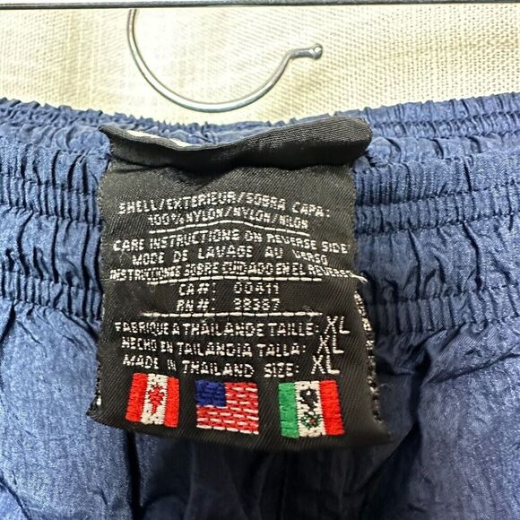 2/$30 Adidas Vintage Nylon Windbreaker Pants Joggers Mens XL Running Track 90s - Picture 11 of 13